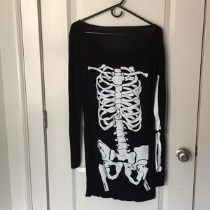 Black Skeleton Dress! 💀